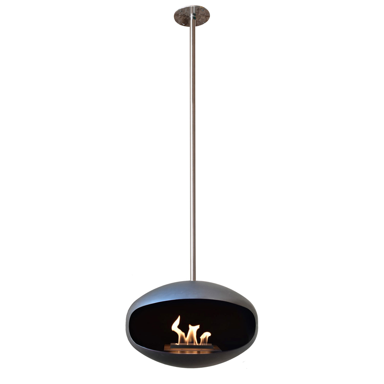 Cheminée bio éthanol suspendue Cocoon Fires Aeris