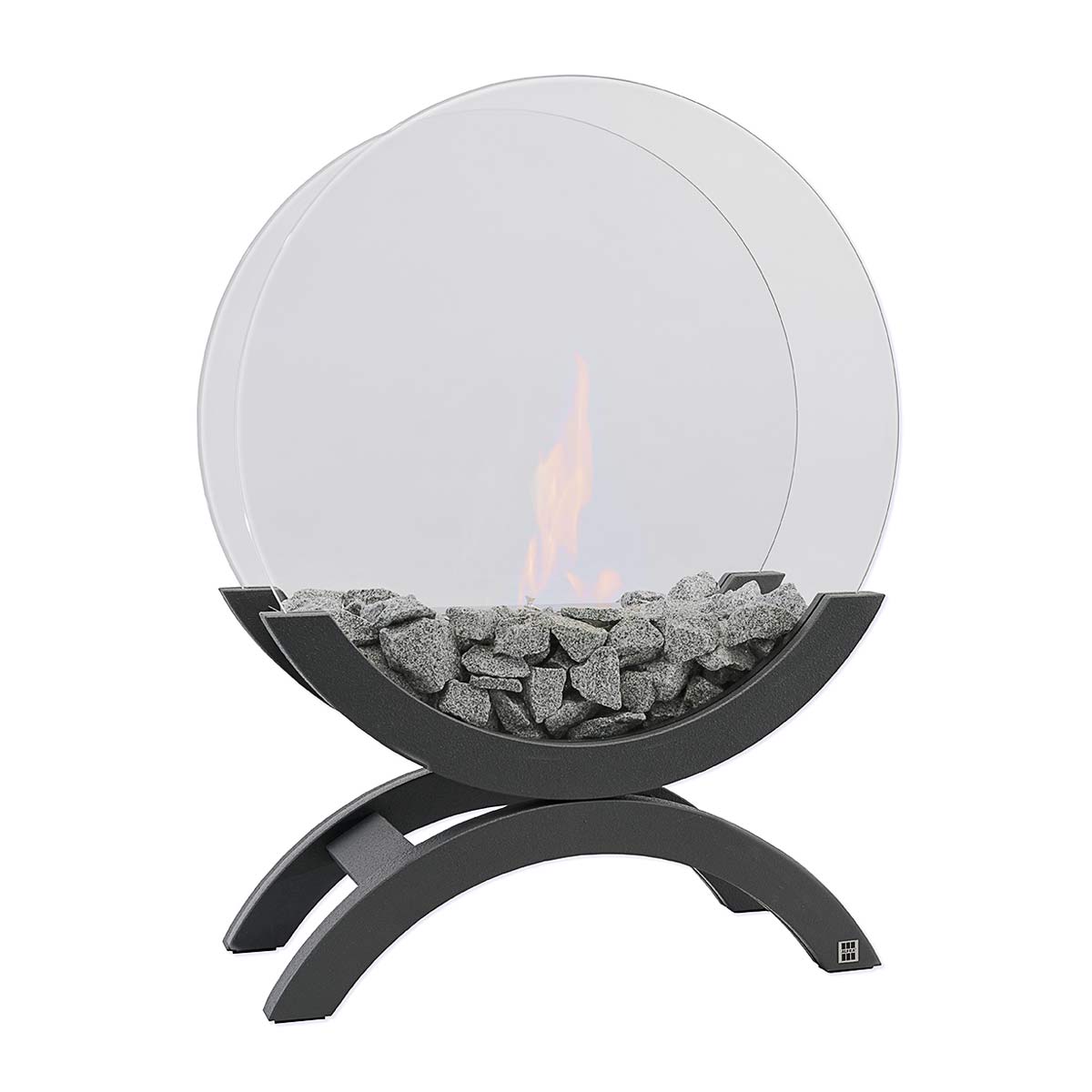 Cheminée bioéthanol ronde Alfra EVA-4