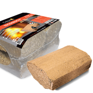 BÛCHES DE BOIS COMPRESSÉ TECSABUCH CRÉPITO (PALETTE DE 1T)