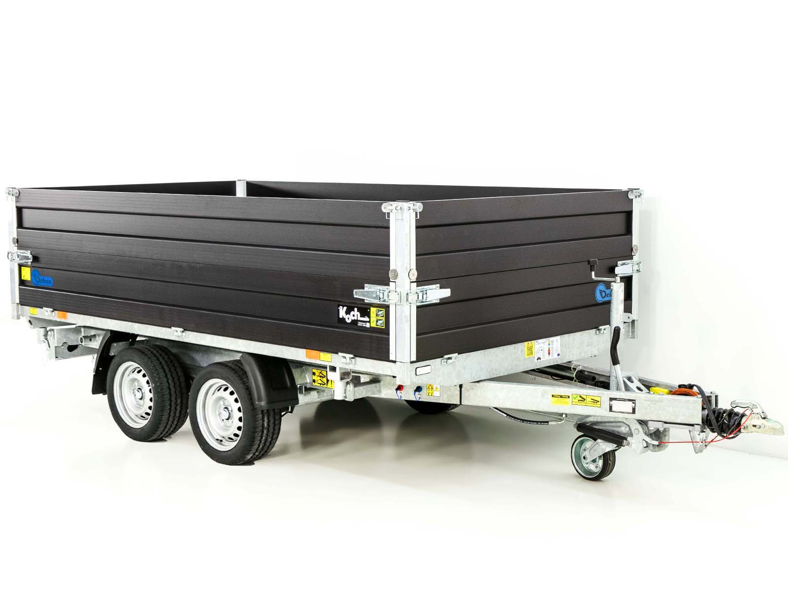 Debon Dreiseitenkipper 180×324 3,5t | Black Edition | BWA-Neu