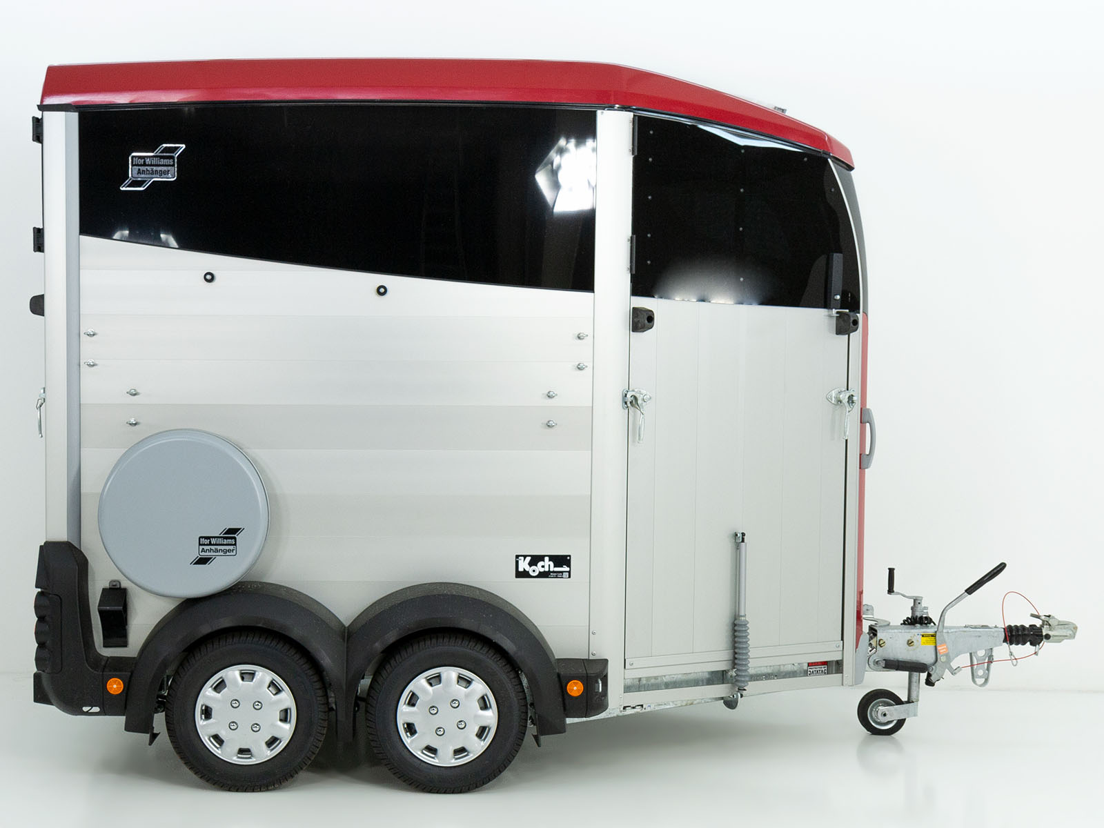 Ifor Williams Pferdeanhänger HBX 403 | Frontausstieg | neues Modell | Rot-Neu – Bild 5