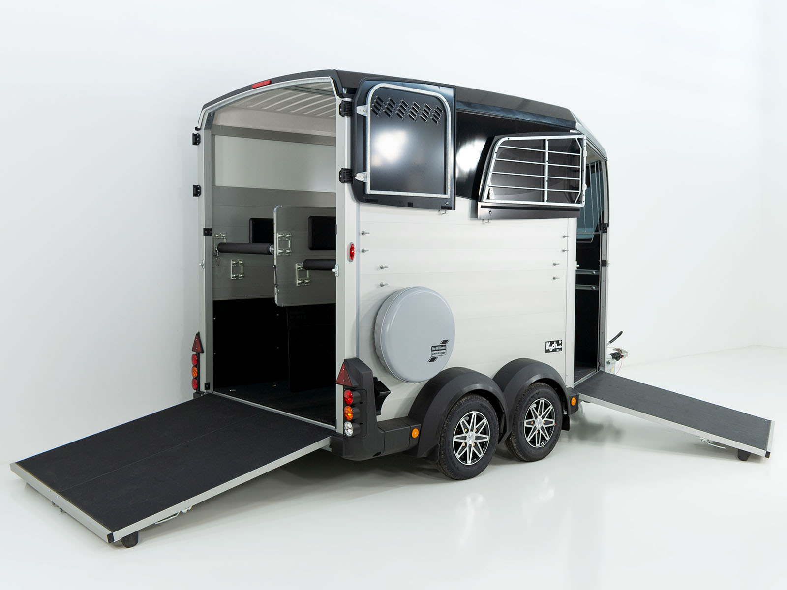 Ifor Williams Pferdeanhänger HBX 511 | Frontausstieg | Neues Modell | Schwarz-Neu – Bild 3