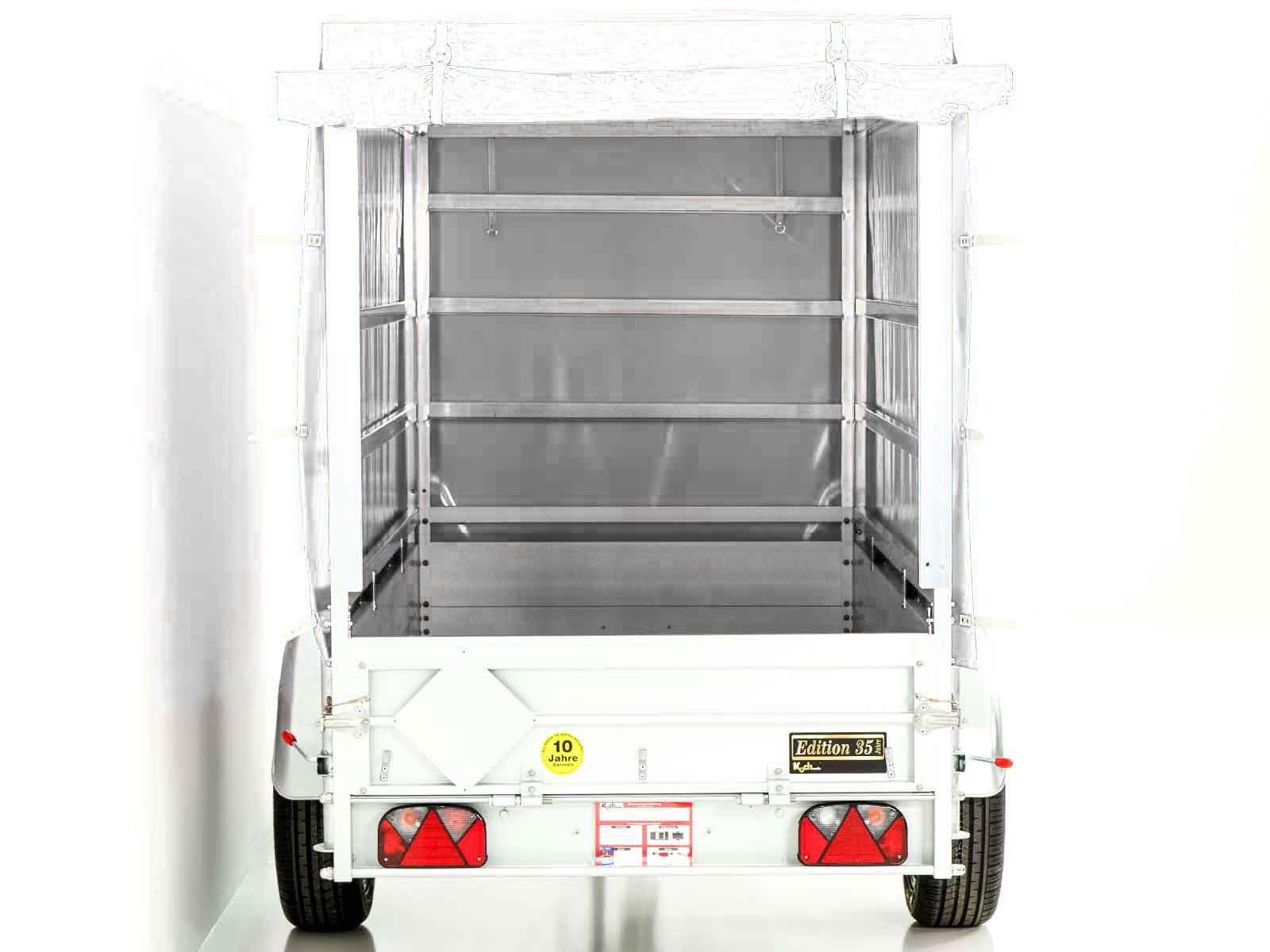 '-Anhänger „Edition 35“ 125x250cm 1300kg | Typ 4.13 | Hochplane 160cm Weiß-Neu – Bild 4