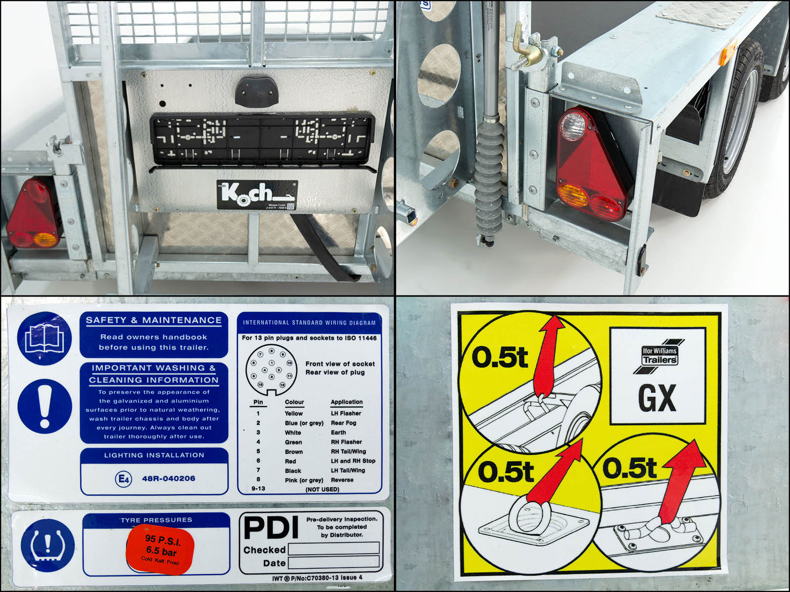 Ifor Williams Baumaschinenanhänger GX105 157×303 2,7t | Auffahrrampe-Neu – Bild 6