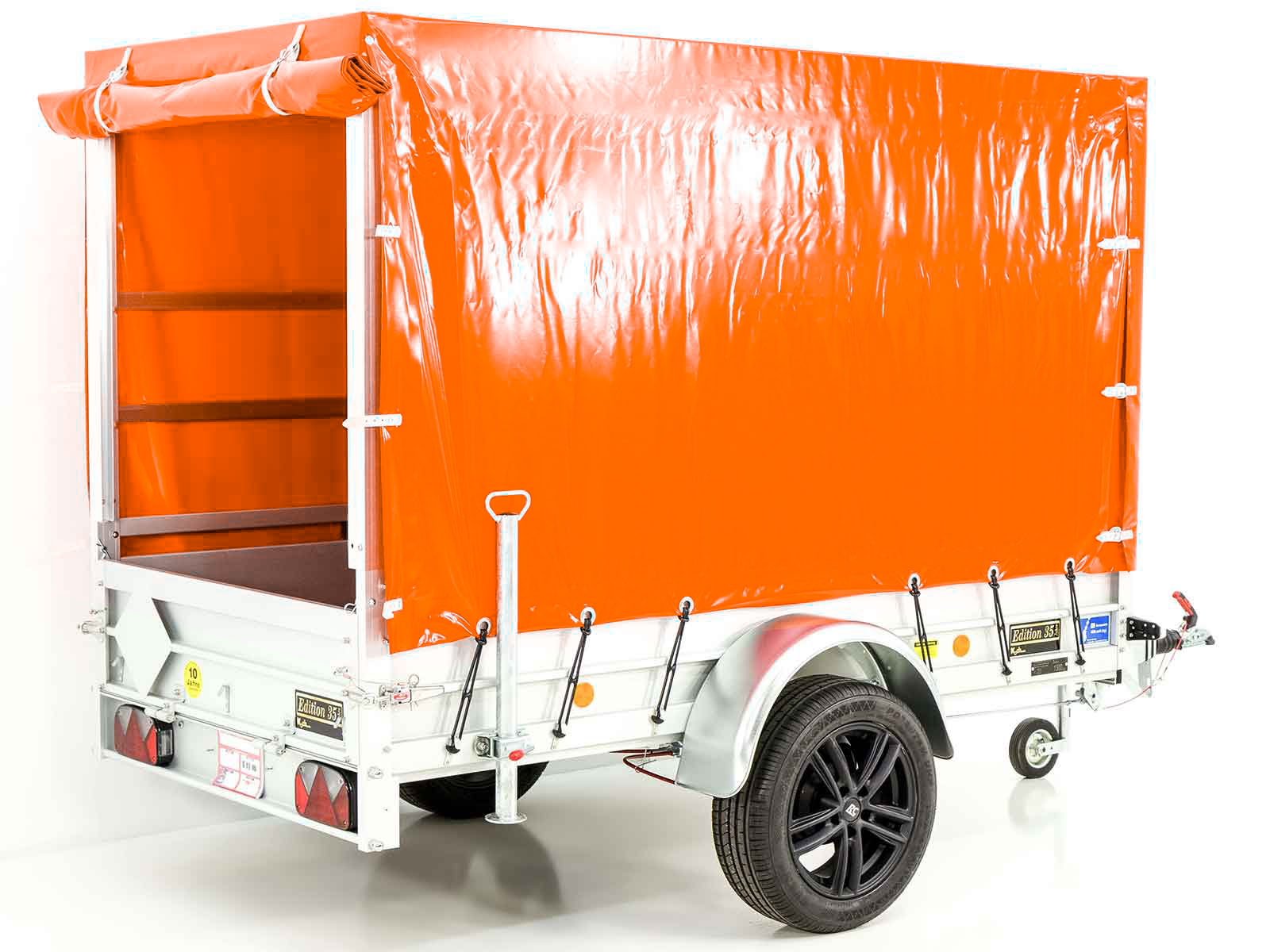 '-Anhänger „Edition 35“ 125x250cm 1300kg | Typ 4.13 | Hochplane 160cm – Orange-Neu – Bild 5