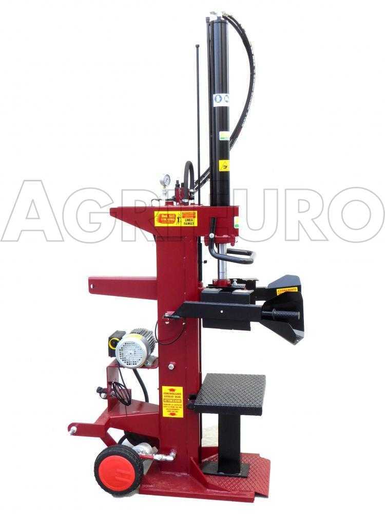 AgriEuro SIE 15 T - Elektrischer stehender Holzspalter - Kolbenhub 1000 mm