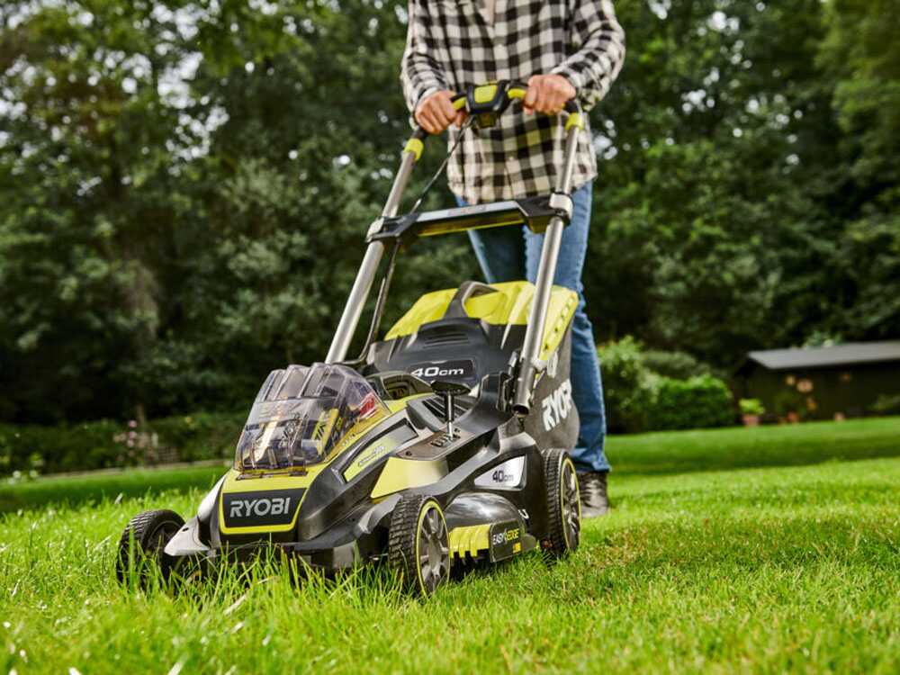 Akku-Rasenmäher RYOBI RLM36X41H50G - MAX POWER 36V - 5Ah - 45 l Grasfangkorb - 40 cm Schnittbreite – Bild 3
