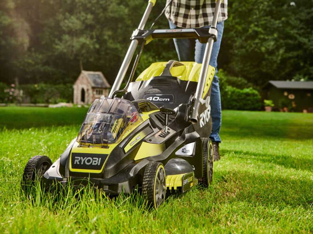 Akku-Rasenmäher RYOBI RLM36X41H50G - MAX POWER 36V - 5Ah - 45 l Grasfangkorb - 40 cm Schnittbreite – Bild 4