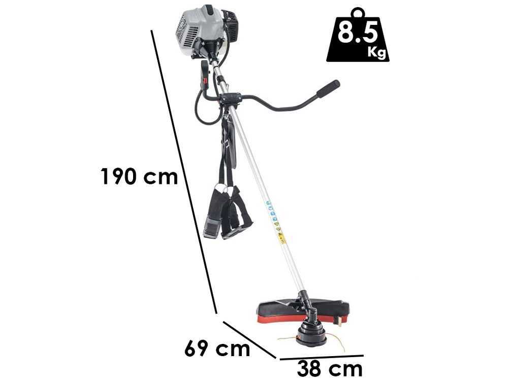 AL-KO BC 500 B - Benzin-Motorsense - 50ccm - 2 Takt-Motor - mit Bikegriff