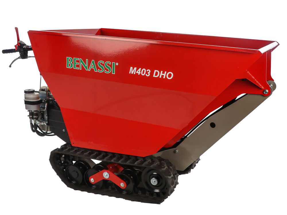 Benassi M403DHO – Raupendumper – Hydraulische Hochkippmulde - Tragfähigkeit 400 kg – Bild 3