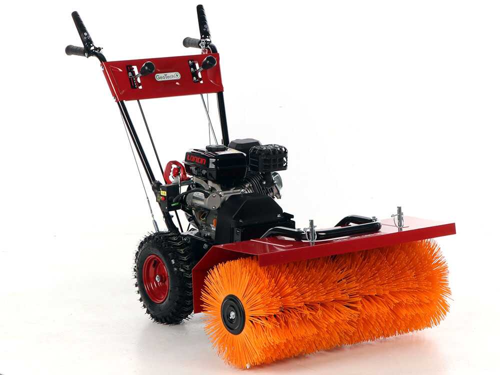 Benzin Kehrmaschine- Mehrzweckgerät - GeoTech SS 680 WEL EVO - Breite 80 cm - E-Starter – Bild 4