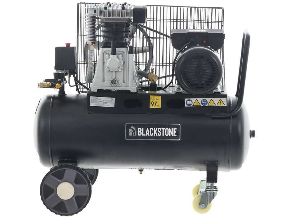 BlackStone B-LBC 50-30 - Elektrischer riemengetriebener Luftkompressor - Motor 3 PS - 50 Liter – Bild 2