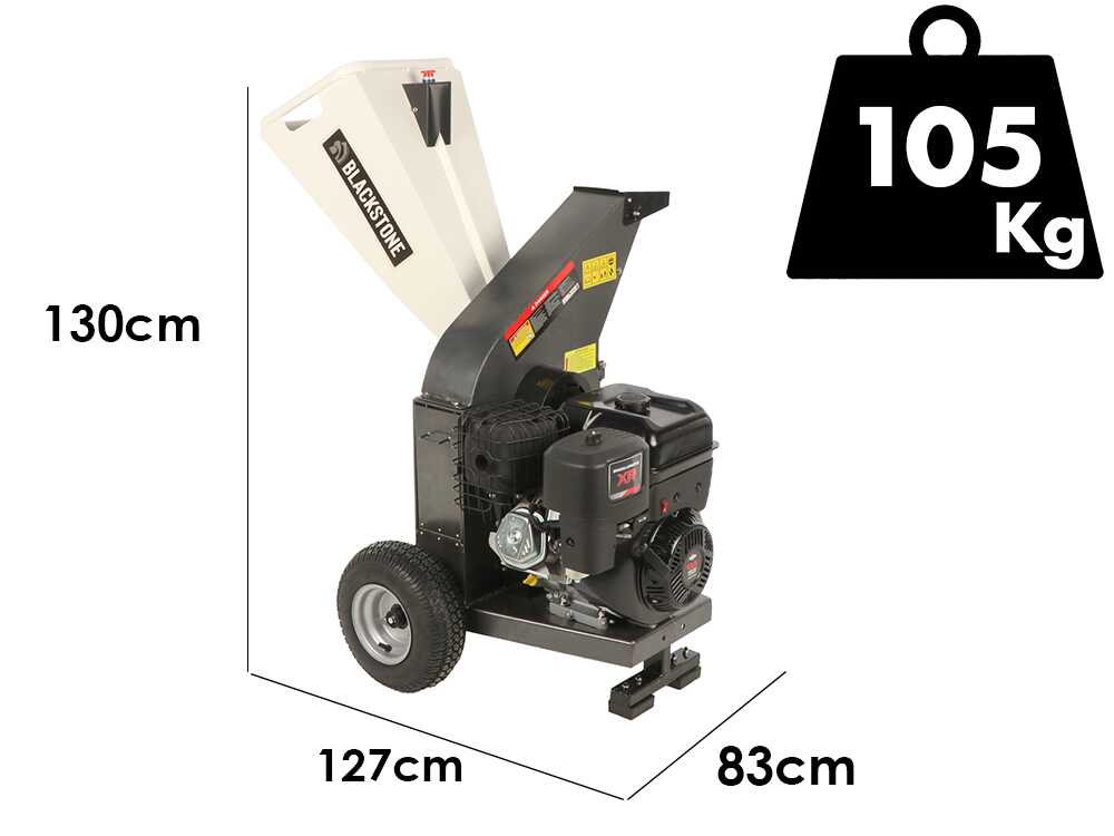 Blackstone DSP 150 BS - Häcksler - Briggs & Stratton-Benzinmotor 420 ccm