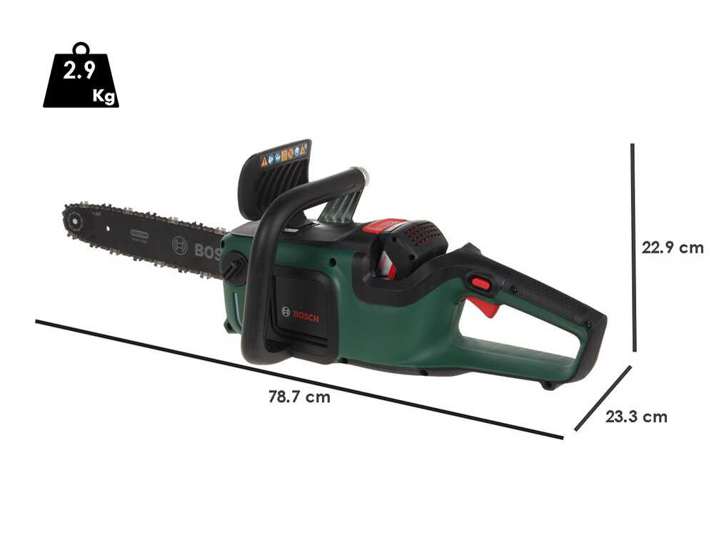 Bosch - AdvancedChain 36V-35-40 - Akku-Kettensäge - 36V 2Ah - Schwert 35 cm