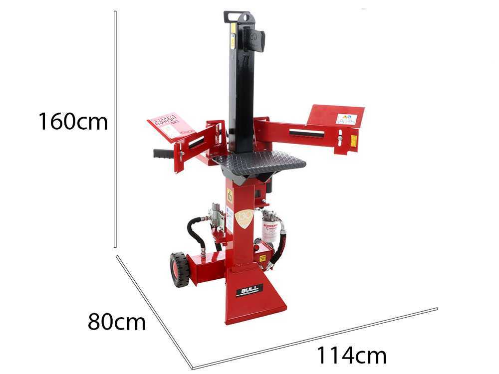 Ceccato BULL SPLE 8L - Stehender einphasiger Elektro Holzspalter - 8 Tonnen - Hub 540 mm