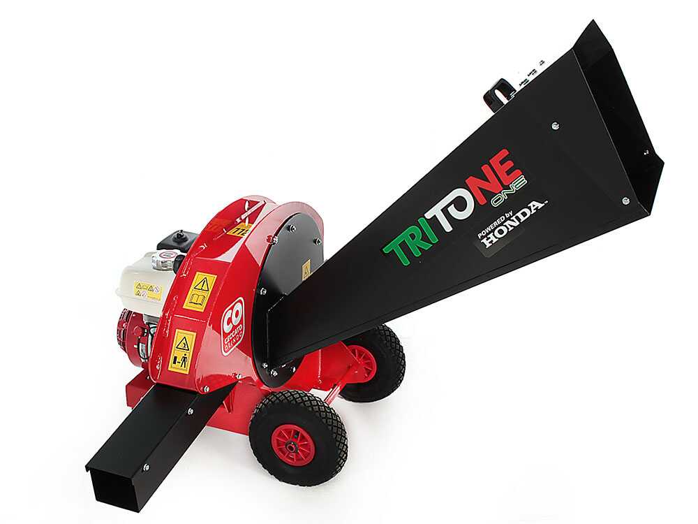 Ceccato Tritone ONE - Gartenhäcksler mit Benzinmotor - Honda GX 200