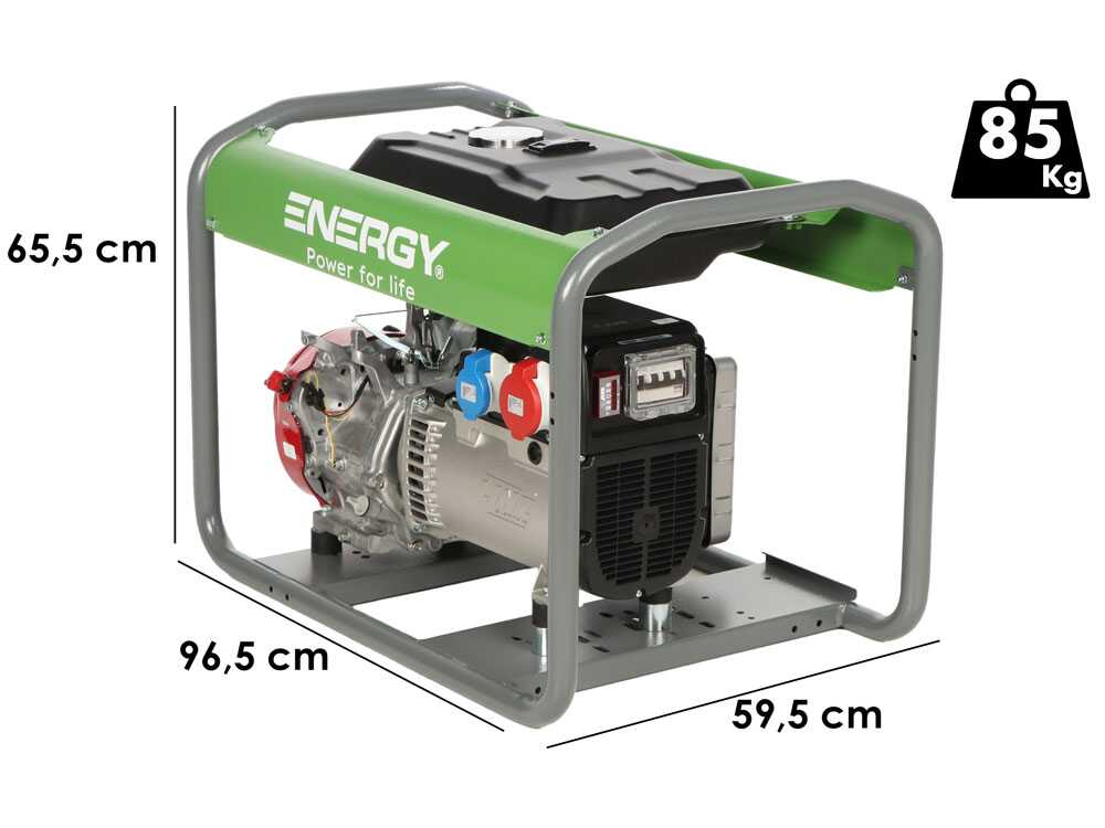 Energy EY-7TB - Benzin-Stromgenerator 6 kW - Dauerleistung 5,4 Dreiphasig