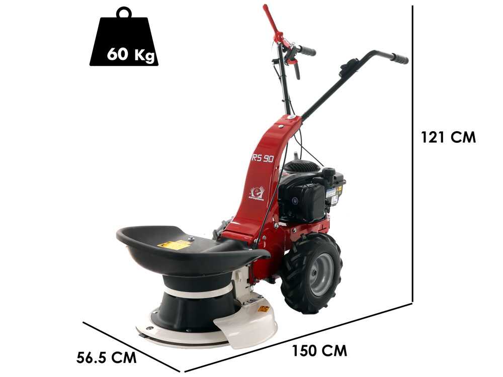 Eurosystems RS90 – Mehrzweckgerät Scheibenmäher – B&S 575EX