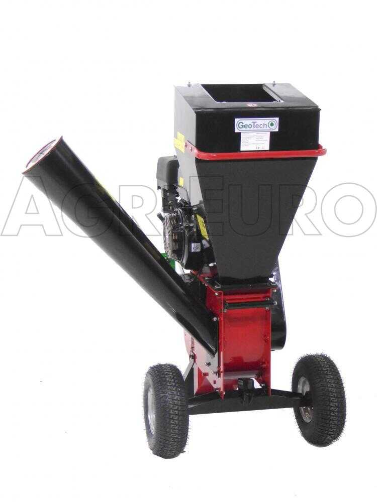 GeoTech GS150EL - Benzinhäcksler  - Benzinmotor Loncin 15 PS - E-Starter