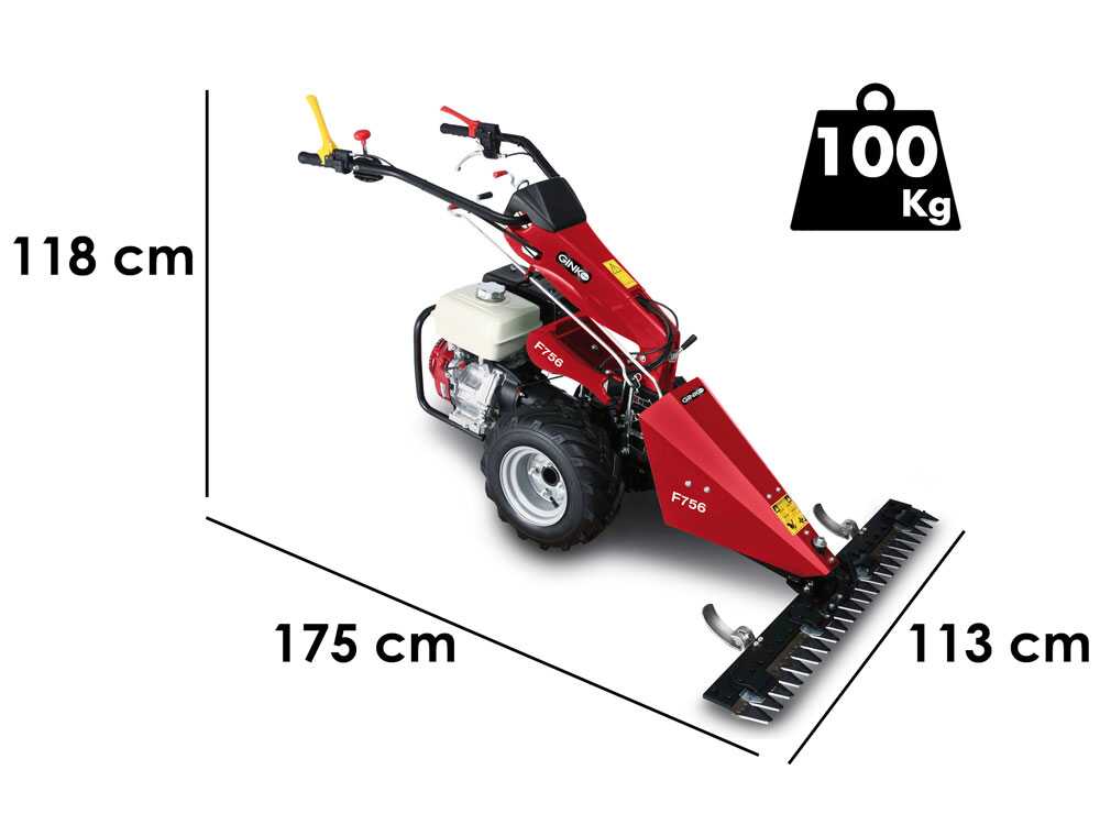 Ginko MGM FC 756 - Mehrzweckgerät Balkenmäher - Honda GX270