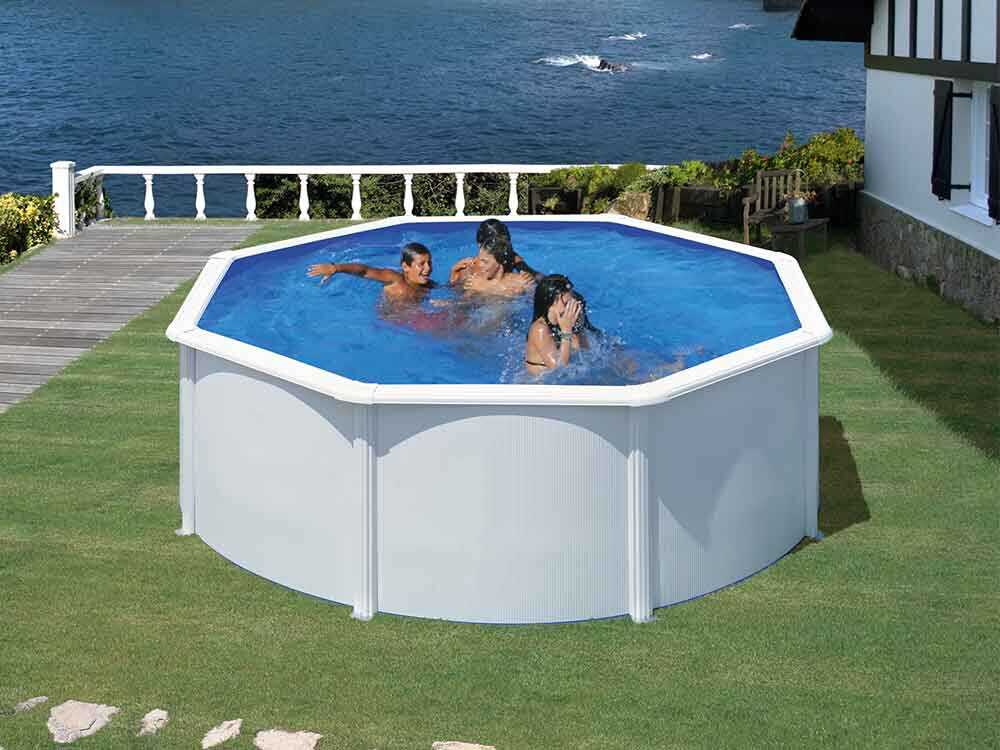 Gre Fidji Rund Ø350 x 120 cm - Runder Stahlwandpool – Bild 3