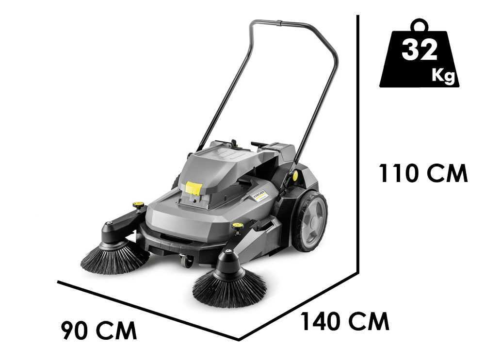 Kärcher KM 70/25 C Bp 2SB - Akku-Handkehrmaschine mit Fangkorb - 36V - SOLO - OHNE AKKU UND LADEGERÄT