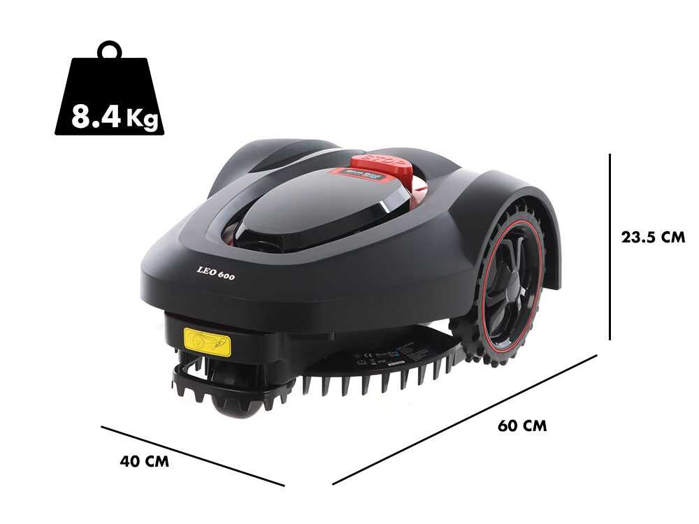 Mähroboter Blue Bird LEO 600 - Begrenzungskabel - 28V Li-Ionen Akku 4Ah