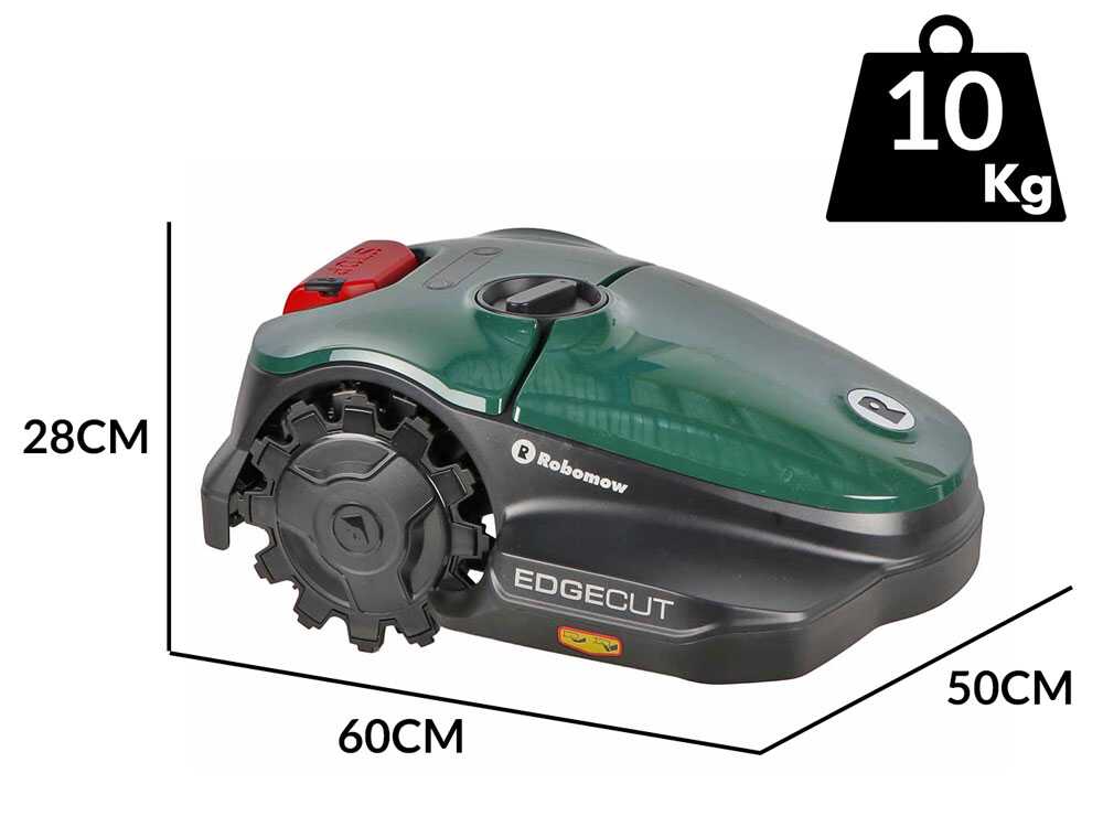 Robomow RKS 1500 - Mähroboter mit Begrenzungskabel - mit 18,5V 4,9Ah Li-Ionen Akku