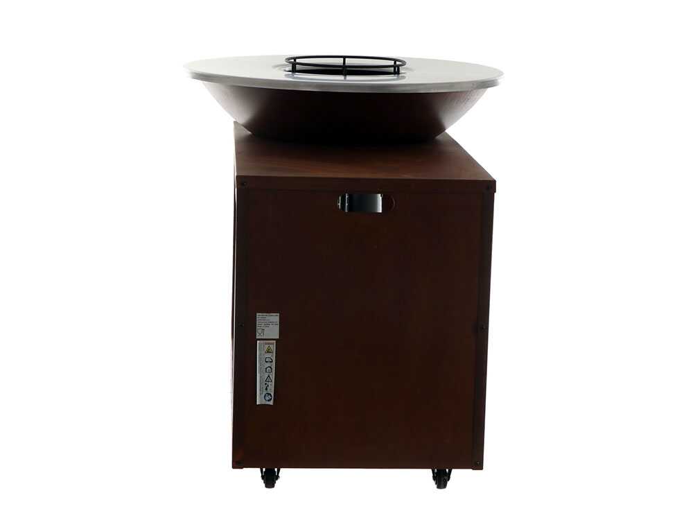 RoyalFood COR-4250 - Holzgrill aus Corten-Stahl – Bild 3