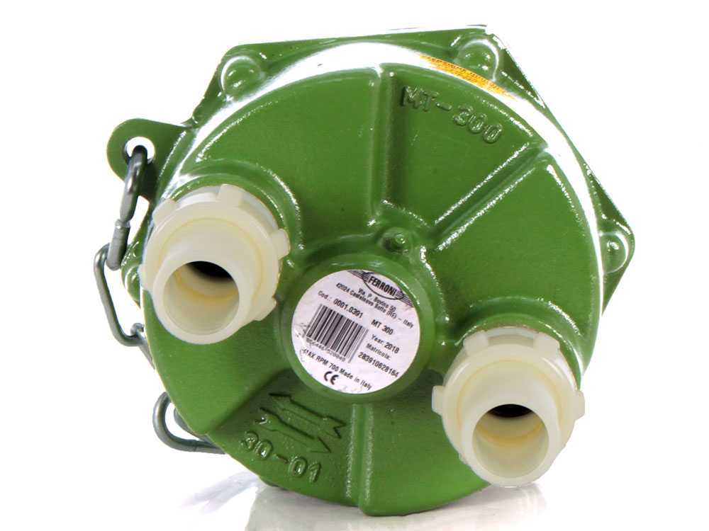 Zapfwellenpumpe für die Bewässerung Ferroni MT 300, Anschlüsse 40 mm, Zapfwelle